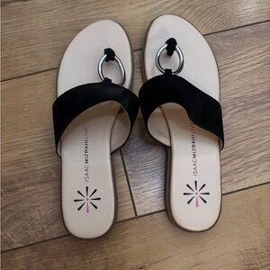 Isaac Mizrahi Black Sandals Stylish and Versatile